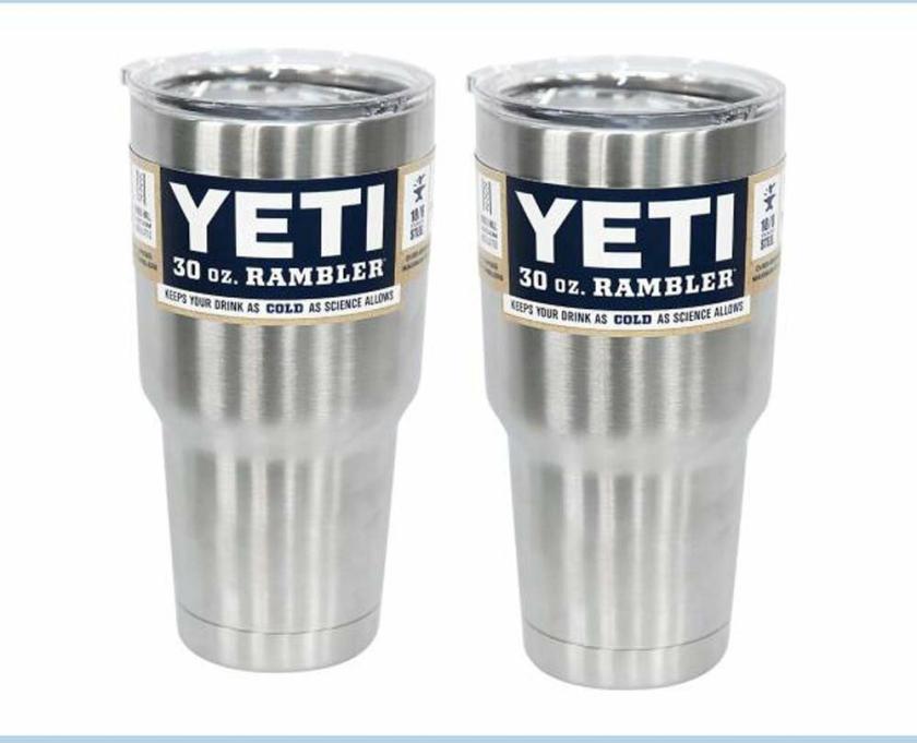 Decorative Items | Two Pack Yeti Rambler Multi-Color Tumbler With Lid – 30 Oz By Yeti Decorative Items Black