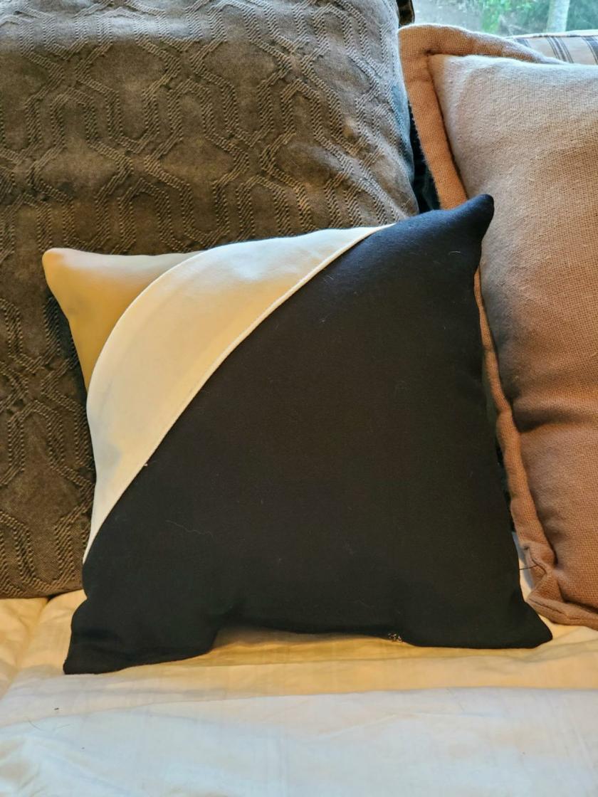 Decorative Pillows | Art Deco Mini Bed/Couch/Chair Pillow, Black, White, Brown, Colorblock, Geometric, Hip, Modern Decorative Pillows Decorative Pillows