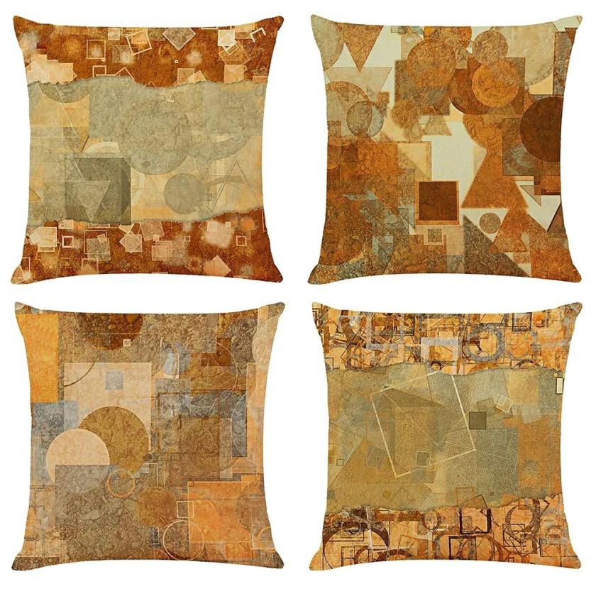 Decorative Pillows | Textured Double Side Pillow Cover 4Pc Decorative Pillows Decorative Pillows