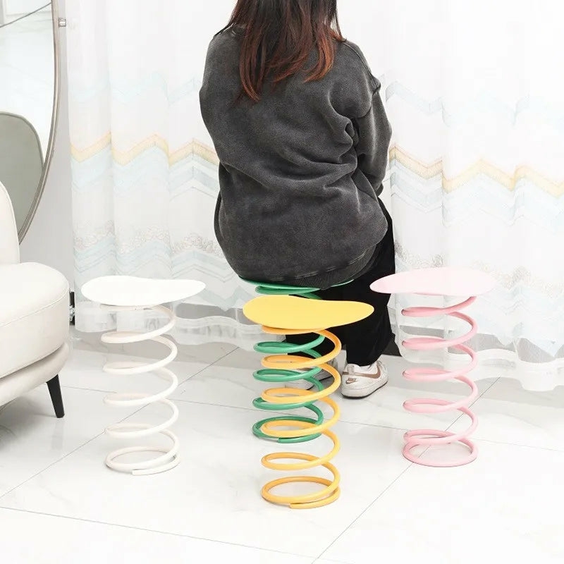 Furniture | Colorful Spiral Spring Stool For Modern Home Furniture Furniture