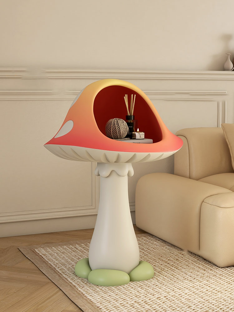 Furniture | Light Luxury Nordic Creative Mushroom Storing Statue,Living Room Furniture Sofa Side Table,Cartoon Home Decoration Accessories Furniture Furniture