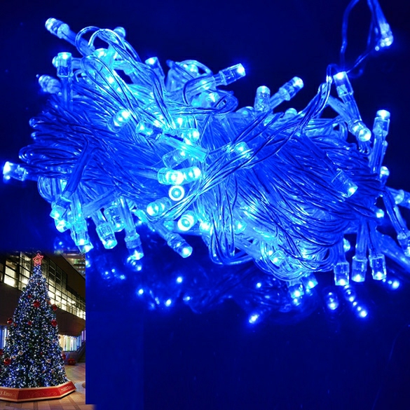 Lightings | 10M 100 Led Blue Lights Decorative Twinkle String Lamp Bulb 220V Eu Housewares Lightings