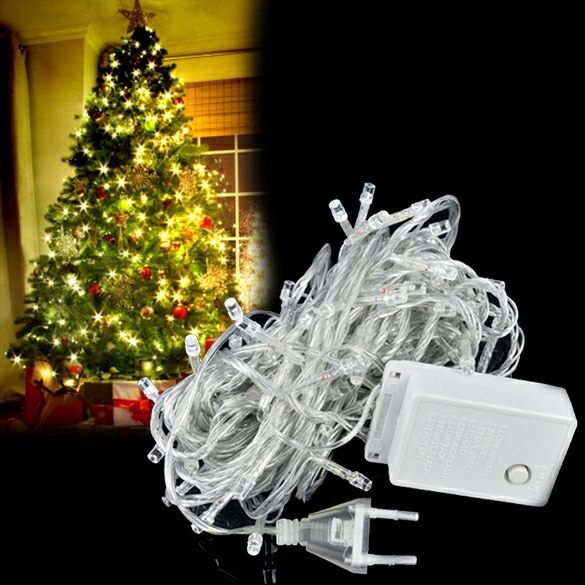 Lightings | 10M 100 Led White Lights Decorative Christmas Party Twinkle String Eu Housewares Lightings