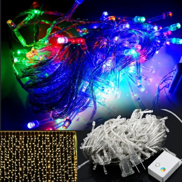 Lightings | 20M 200 Led Multi-Color Fairy Lights Christmas Wedding Party Twinkle String Lamp Bulb With Tail Plug 110V Us Housewares Lightings