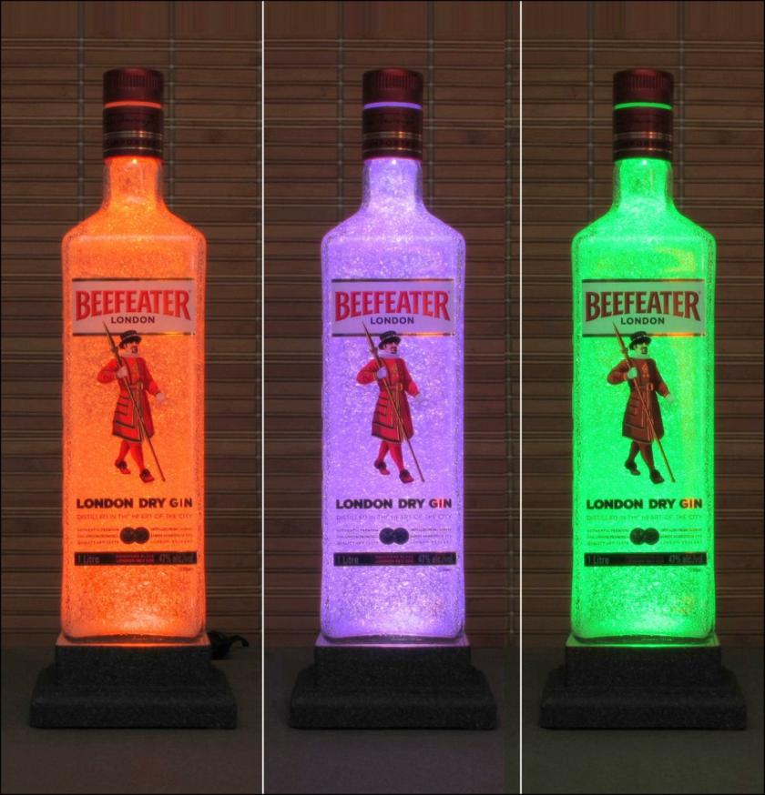 Lightings | Beefeater London Gin Color Changing Led Remote Controlled Bottle Lamp Light Eco Friendly Rgb Led Housewares Lightings