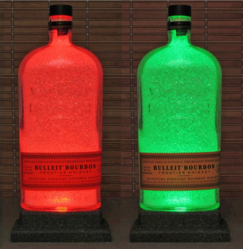 Lightings | Bulleit Bourbon Kentucky Whiskey Led Remote Color Changing Liquor Bottle Lamp Bar Light Housewares Lightings