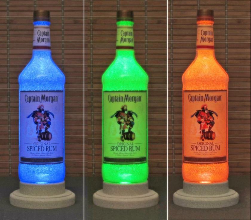 Lightings | Captain Morgan Rum Color Changing Led Remote Controlled Bottle Lamp Bar Light Fathers Day – Housewares Lightings