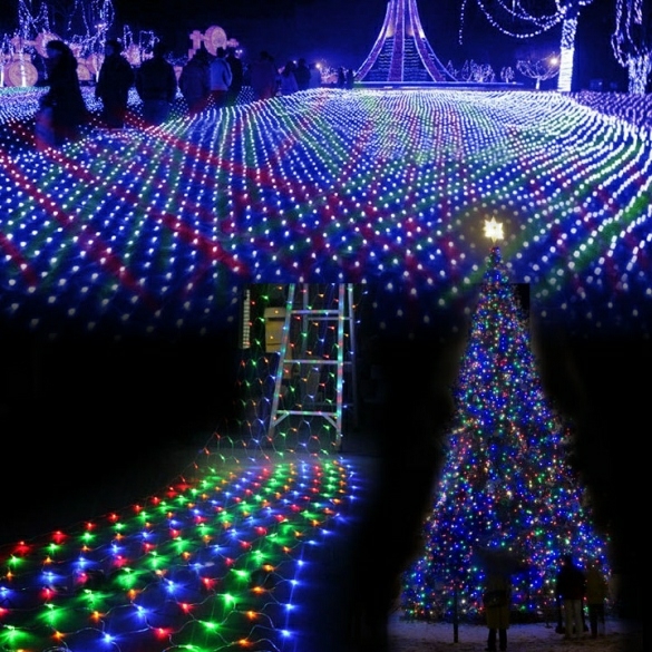 Lightings | Colorful 200 Led Net Mesh Decorative Fairy Lights Twinkle Lighting Christmas Wedding Party Us/110V Housewares Lightings