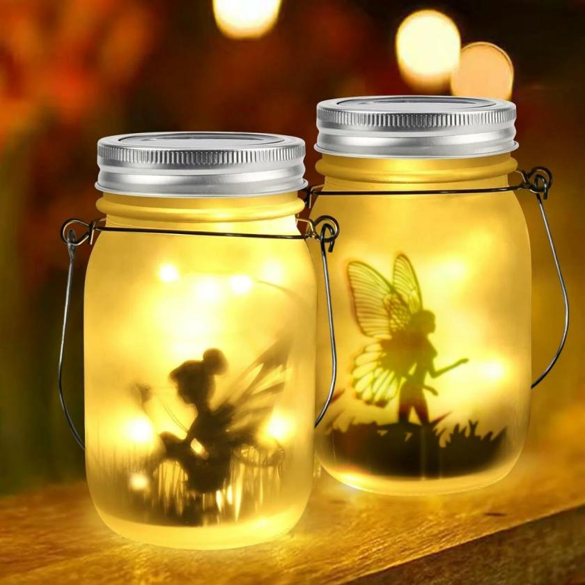 Lightings | Fairy Light Mason Jar Lanterns – Decorative Illumination Housewares 1pc Multi-Color