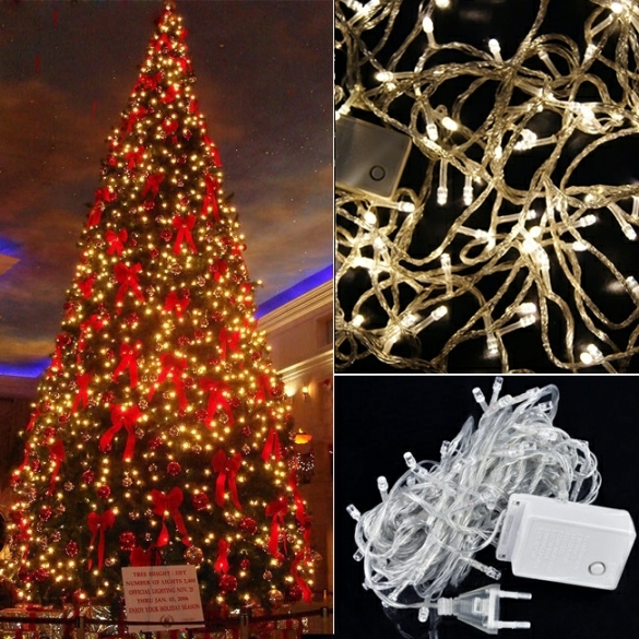 Lightings | High Quality 10M 100 Led Warm White Lights Decorative Christmas Party Twinkle String 110V Housewares Lightings