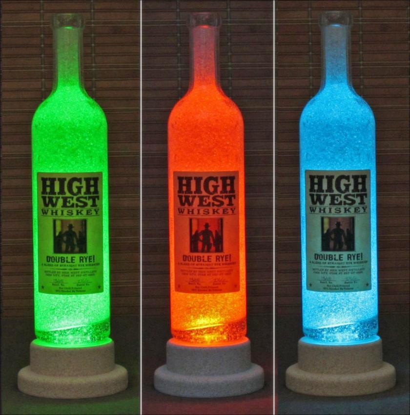 Lightings | High West Rye Whisky Color Changing Led Remote Controlled Bottle Lamp Bar Light Fathers Day – Housewares Lightings