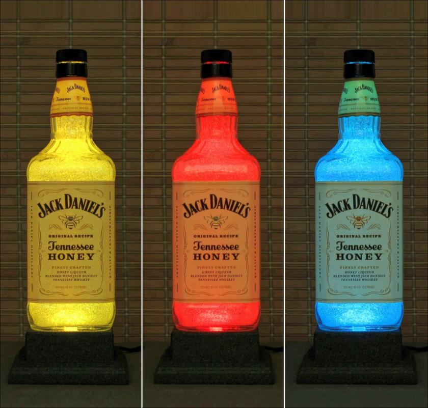 Lightings | Jack Daniels Tennesse Honey Whiskey Color Changing Led Remote Controlled Bottle Lamp/Bar Light – Housewares Lightings