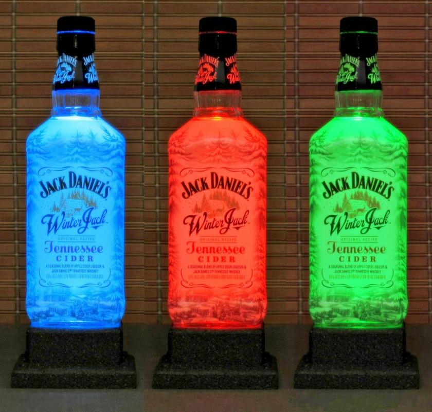 Lightings | Jack Daniels Winter Cider Color Changing Led Remote Controlled Bottle Lamp Bar Light Housewares Lightings