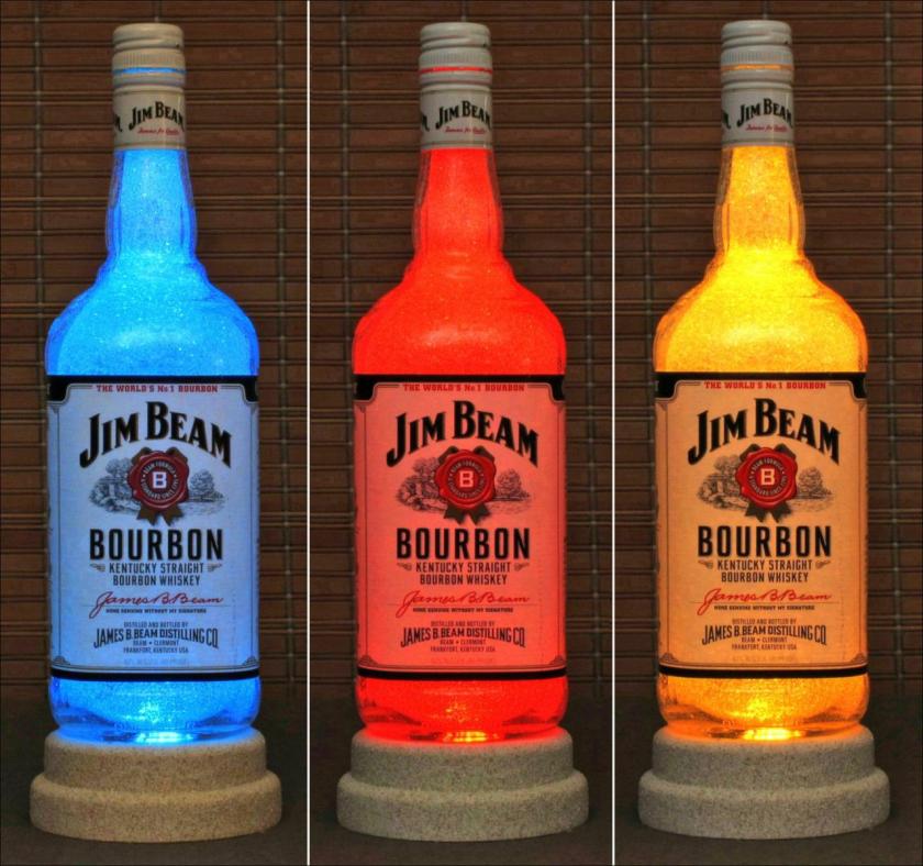 Lightings | Jim Beam Kentucky Whiskey Color Changing Led Remote Control Liquor Bottle Lamp Bar Light Housewares Lightings