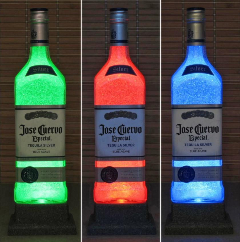 Lightings | Jose Cuervo Silver Tequila Color Changing Led Remote Controlled Bottle Lamp Light Eco Friendly Rgb Led Housewares Lightings