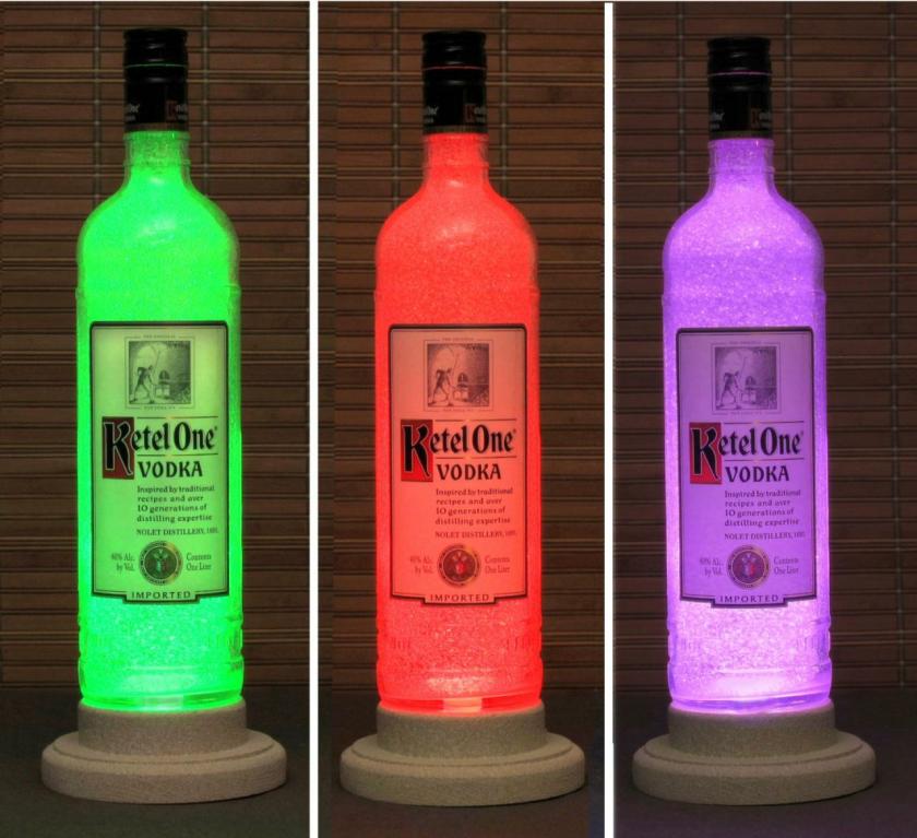 Lightings | Ketel One Vodka Color Changing Led Remote Control Bottle Lamp/Bar Light — Housewares Lightings