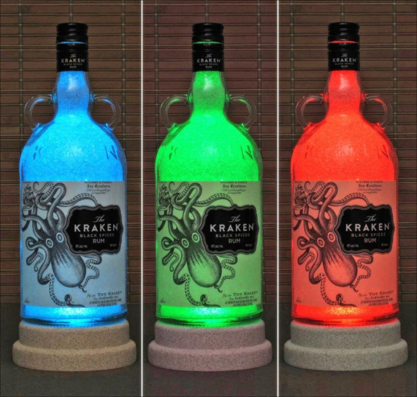 Lightings | Kraken Black Spiced Rum Color Changing Remote Control Led Bottle Lamp Bar Light Sign Man Cave Housewares Lightings