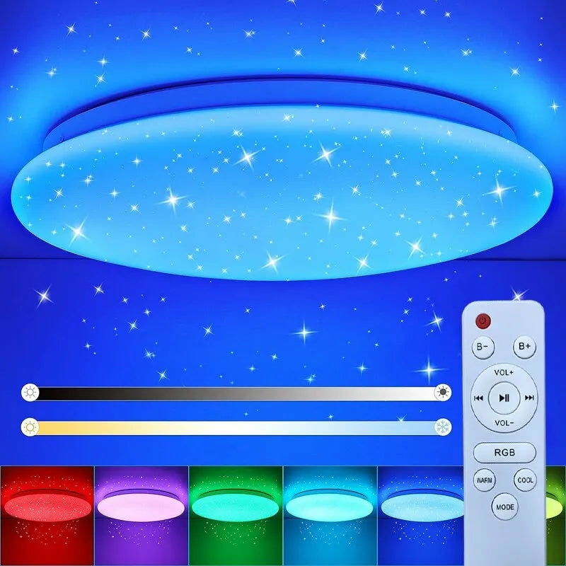 Lightings | Led Ceiling Light With Remote, Color Changing Housewares 30cm 4000K