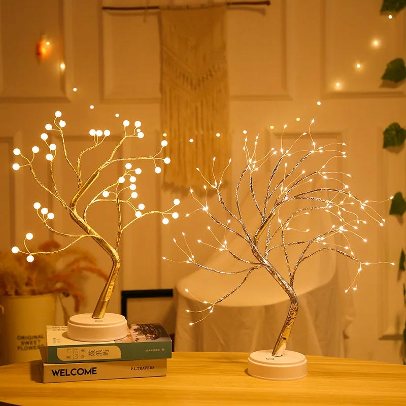 Lightings | Led Fairy Light Tree Lamp For Decoration Housewares Gold Leaf