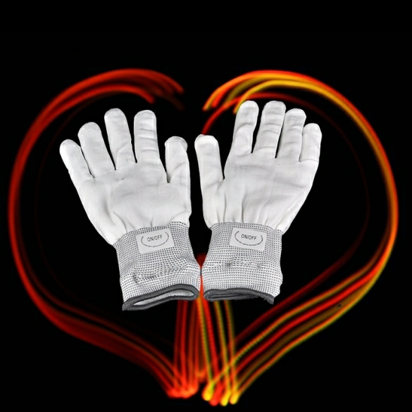 Lightings | Led Rave Flashing Gloves Glow 7 Mode Light Up Finger Lighting White Housewares Lightings