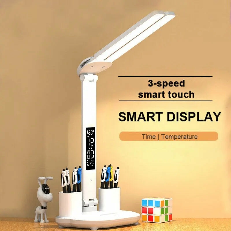 Lightings | Multifunctional Led Desk Lamp With Pen Holder Housewares A- Plugged In