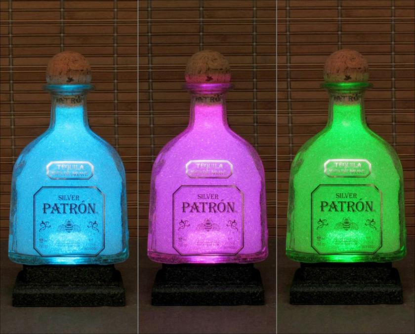 Lightings | Patron Silver Tequila Remote Controlled 16 Color Changing Led Liquor Bottle Lamp Bar Light Man Cave Housewares Lightings