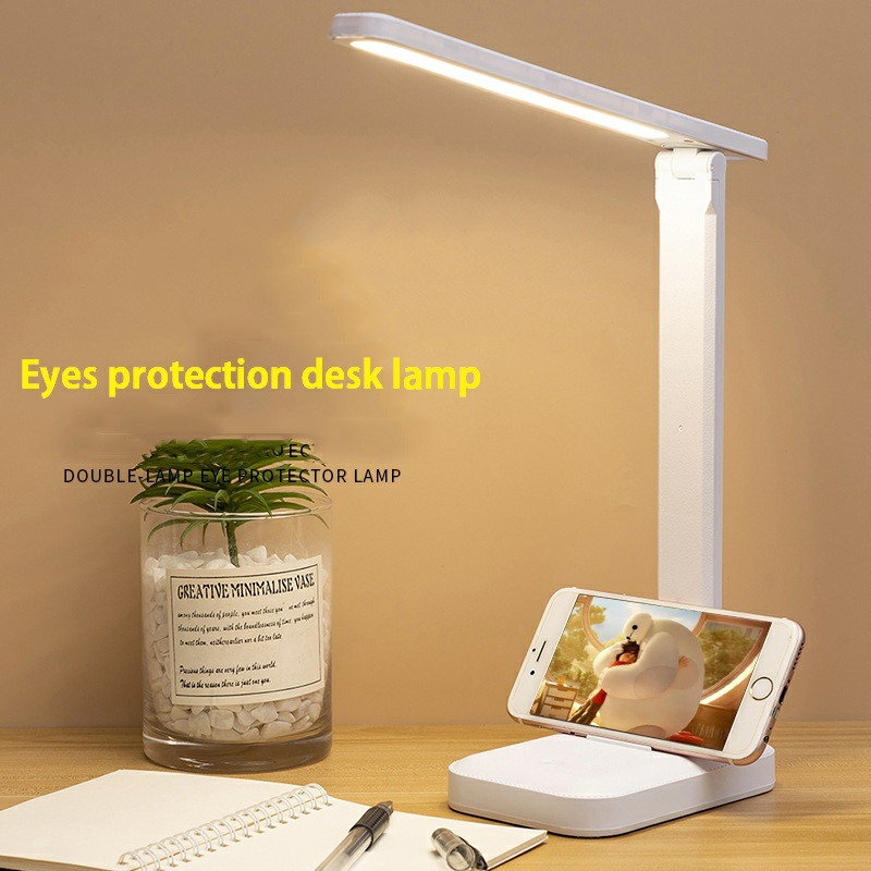 Lightings | Table Lamp Eyes Protection Touch Dimmable Led Light Student Dormitory Bedroom Reading Usb Rechargable Desk Lamp Housewares Lightings