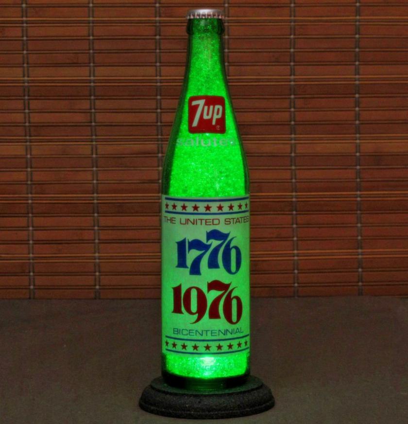 Lightings | Vintage 7-Up 1776-1976 Bicentennial Soda Led Bottle Lamp Bar Light Made In Usa Housewares Lightings