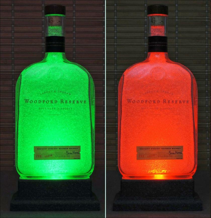 Lightings | Woodford Reserve Kentucky Bourbon Whiskey Color Changing Led Bottle Lamp Remote Control Bar Light Housewares Lightings