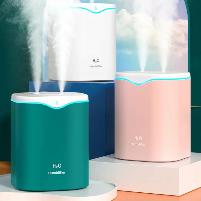 Office | Colorful Ultrasonic Cool Mist Humidifier For Home Endtable Housewares Green