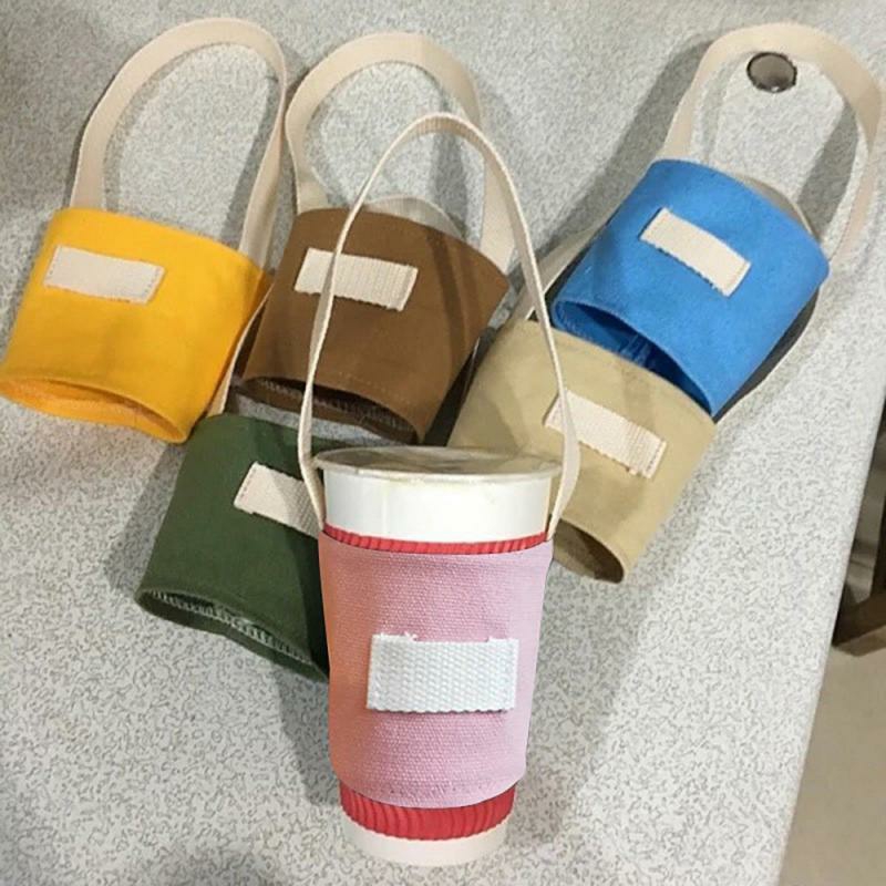 Storage And Organization | Beverage Cup Tote Bag Mug Sleeve Wrap Insulated Sleeve Carrier Holder For Milk Tea Housewares Black