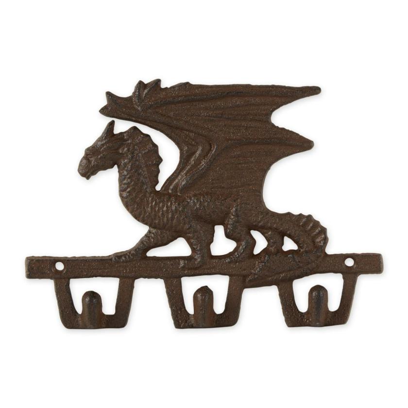 Storage And Organization | Cast Iron Dragon Wall Hook Housewares Storage And Organization