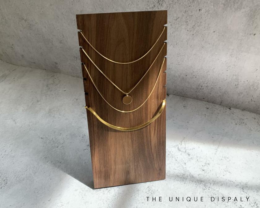 Storage And Organization | Jewelry Display Case, Jewelry Display Stand, Jewelry Necklace Organizer, Necklace Stand, Necklace Holder, Jewelry Holder, Wood Display Stand, 717 Housewares Storage And Organization