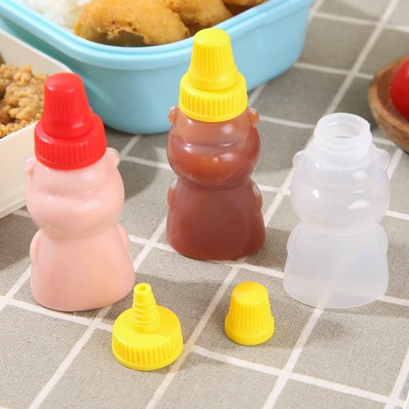 Storage And Organization | Mini Squeeze Sauce Ketchup Bottle Portable Small Salad Dressing Container Housewares Storage And Organization