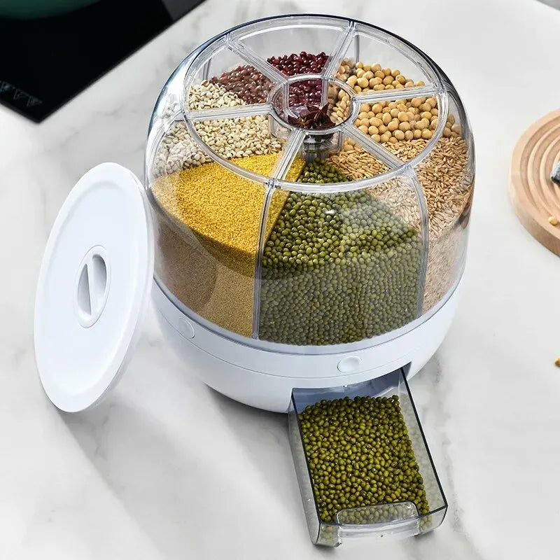 Storage And Organization | Rotating Multifunctional Dry Food Storage Dispenser Housewares Storage And Organization