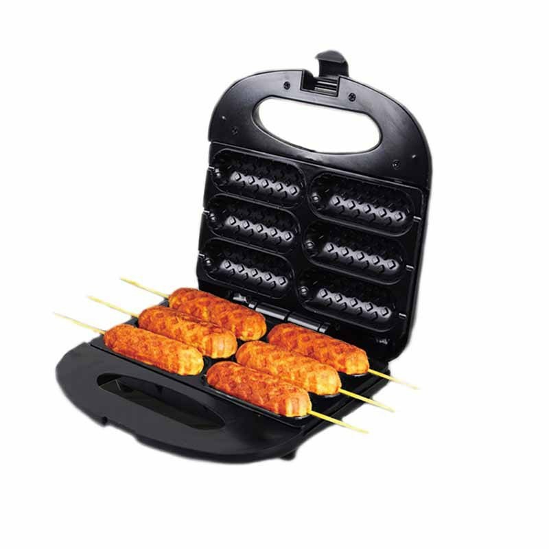 Tableware And Kitchenware | 750W Electric Dog Waffle Maker Non-Stick Coating Crispy Corn French Muffin Sausage Baking Machine Housewares Tableware And Kitchenware