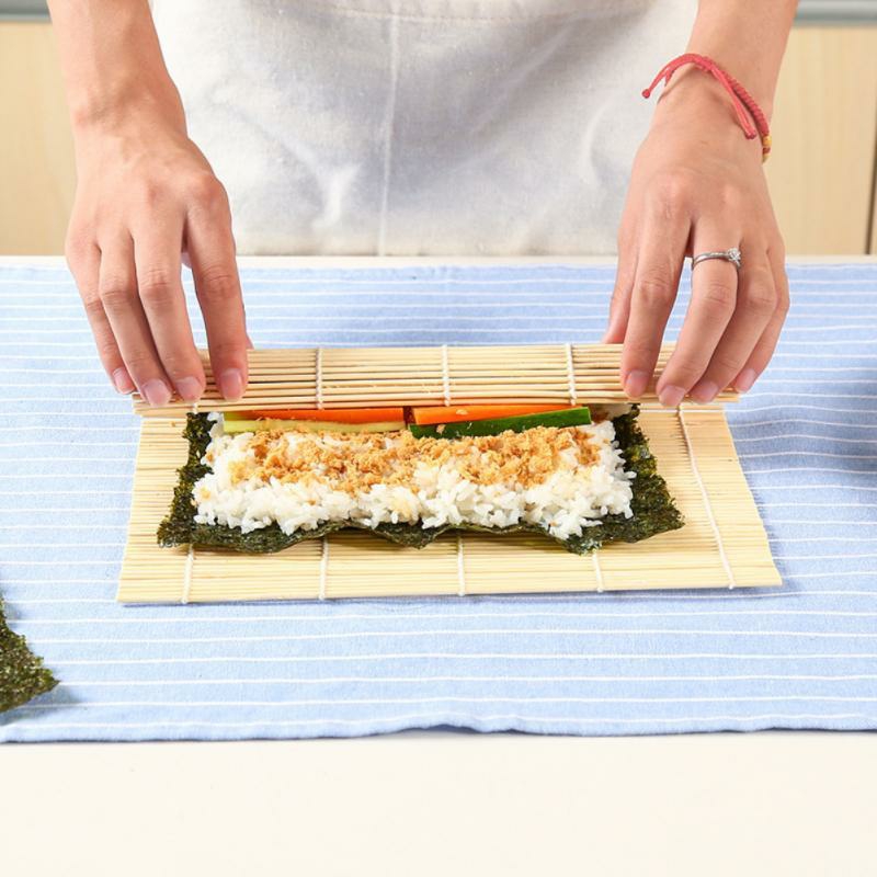 Tableware And Kitchenware | Bamboo Sushi Rolling Mat Non-Stick Kitchen Sushi Tools Rice Rollers Food Grade Diy Hand Maker Mold Housewares Tableware And Kitchenware