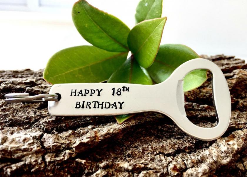 Tableware And Kitchenware | Bottle Opener, 18Th Birthday Gift, 21St Birthhday Gift, 30Th Birthday Gift, Personalised Gift, For Him, Special Gift, Keepsake, Handstamped, Housewares Tableware And Kitchenware