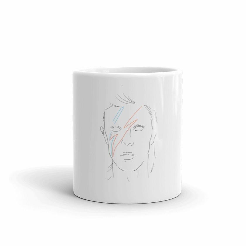 Tableware And Kitchenware | David Bowie Minimalist Design Mug Housewares Tableware And Kitchenware