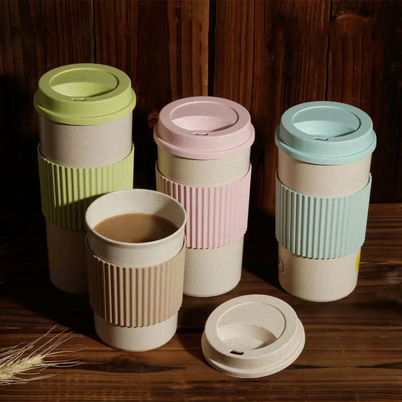 Tableware And Kitchenware | Eco-Friendly Bamboo Fiber Travel Coffee Cups Housewares C