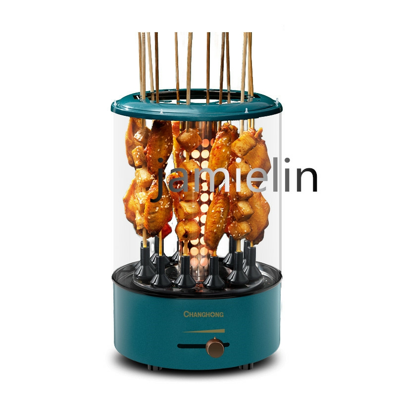 Tableware And Kitchenware | Electric Barbecue Grill Skewer Machine Bbq Skewers Oven Automatic Rotating Smokeless Grill Kebab Rotary Machine Housewares Tableware And Kitchenware