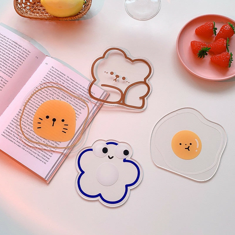 Tableware And Kitchenware | Ins Cute Animal Acrylic Coaster Home Decoration Tea Kitchen Heat Resistant Mat Housewares Tableware And Kitchenware