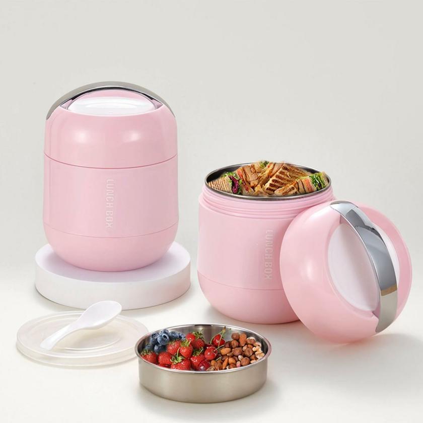 Tableware And Kitchenware | Insulated Stainless Steel Lunch Box – Pink Housewares Tableware And Kitchenware