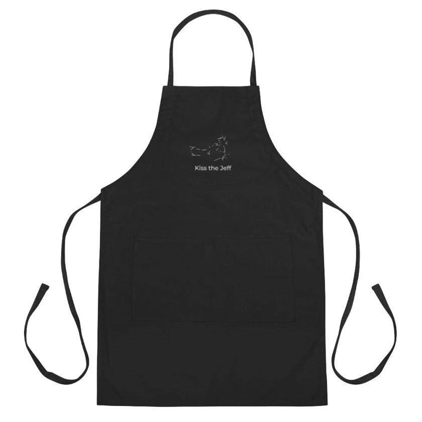 Tableware And Kitchenware | Kiss The Jeff Minimalist Inspired Embroidered Apron Housewares Tableware And Kitchenware