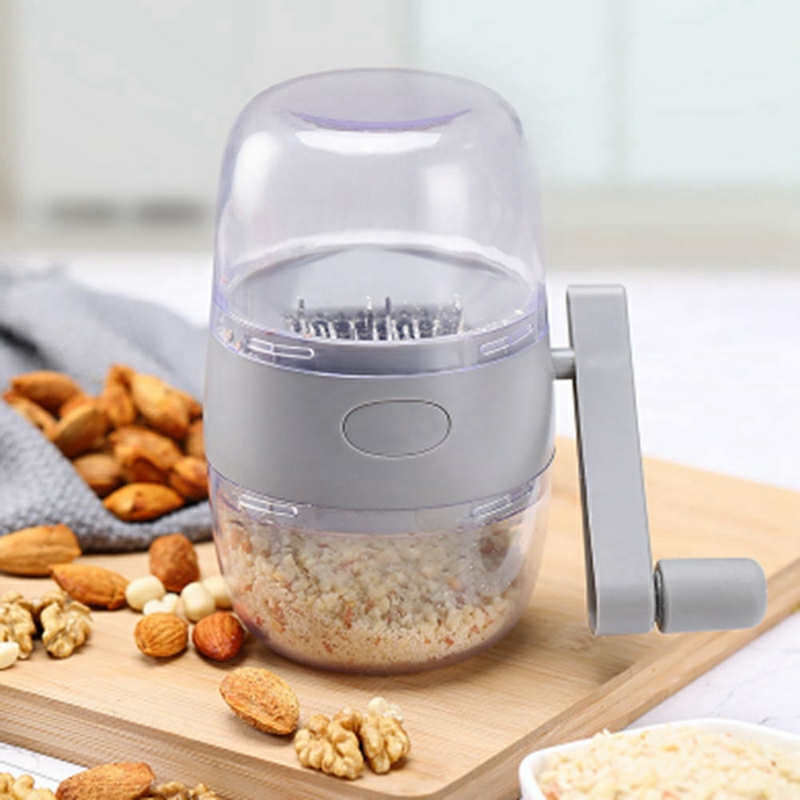 Tableware And Kitchenware | Manual Nut Grinder Multifunctional Dried Fruit Crusher Peanut Masher Nut Grinding Device Chopper Housewares Gray