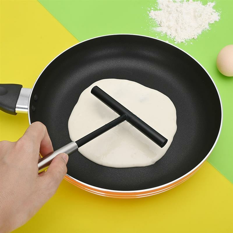 Tableware And Kitchenware | Pancake Beach Scraper Stainless Steel Nylon Crepe Spreader Pancake Scraper Pancake T Shape Spatula Housewares Tableware And Kitchenware