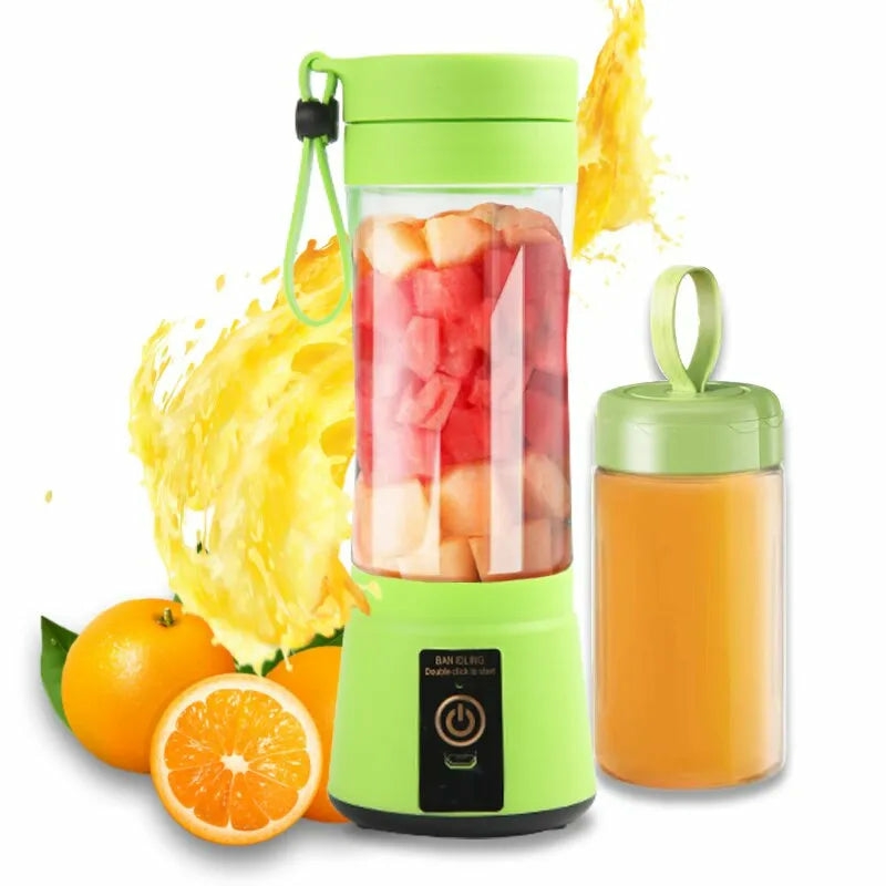 Tableware And Kitchenware | Portable Usb Rechargeable Smoothie Blender Juicer Bottle Housewares blue