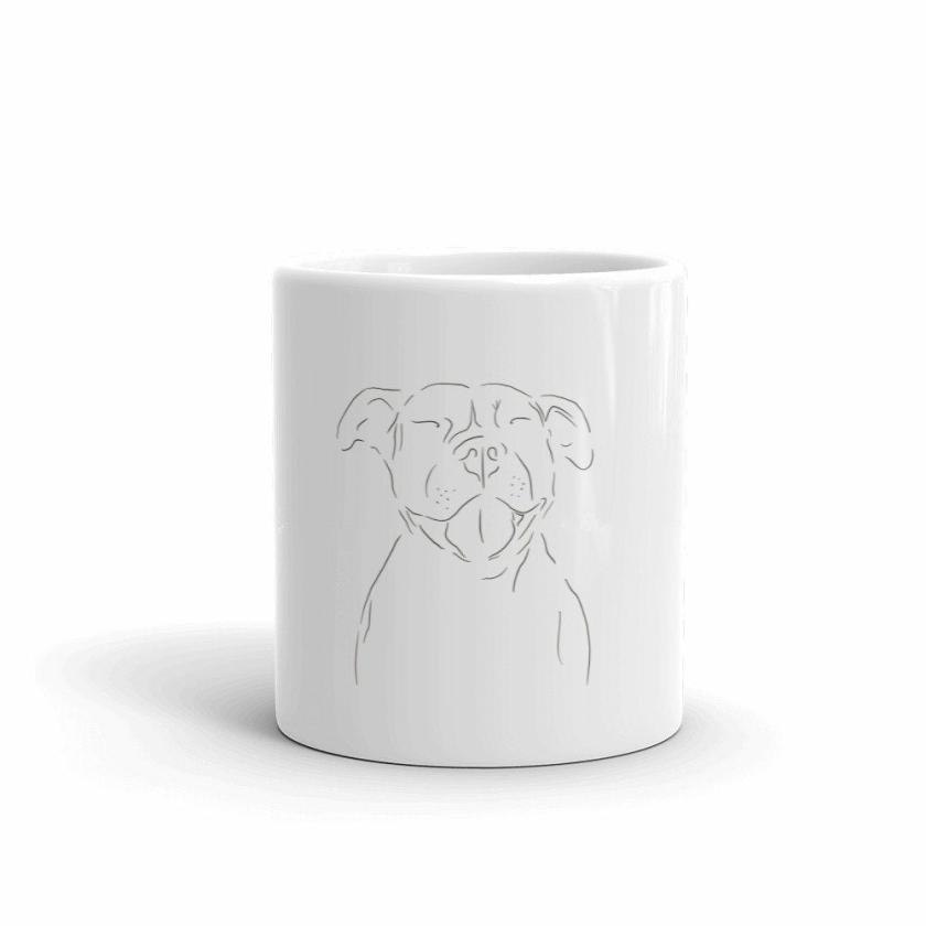 Tableware And Kitchenware | Puppy Love Mug – Pitbull Minimalist Housewares Tableware And Kitchenware