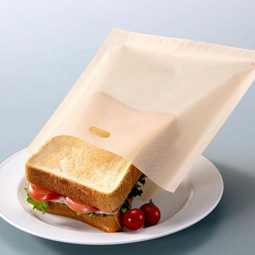 Tableware And Kitchenware | Toaster Bag Reusable Bread Pocket Portable Washable Sandwich Baking Pouch Housewares Tableware And Kitchenware