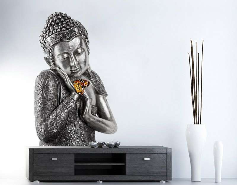 Wall Decals | Buddha Wall Sticker Asian Home Decor Yoga Meditation Decal Oriental Sticker Housewares Wall Decals